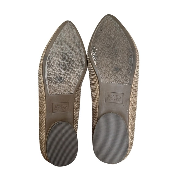 Jones New York Signature Women’s 7.5 Tan Qenall Pointed Toe Slip On Flats - Picture 8 of 13